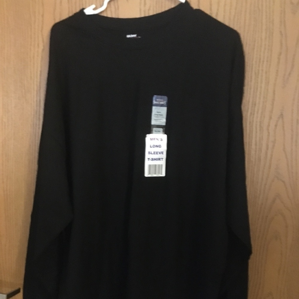GILDAN smart basics mens black long sleeves 2xl  A-31